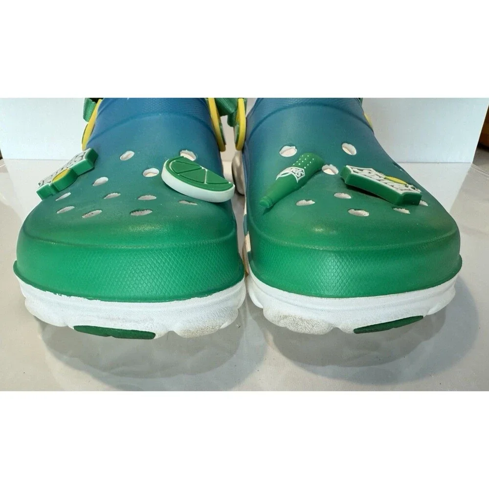 Crocs Sprite Coca-Cola Clog M 10 W 12 Green Lemon Comfort All Terrain Sandals