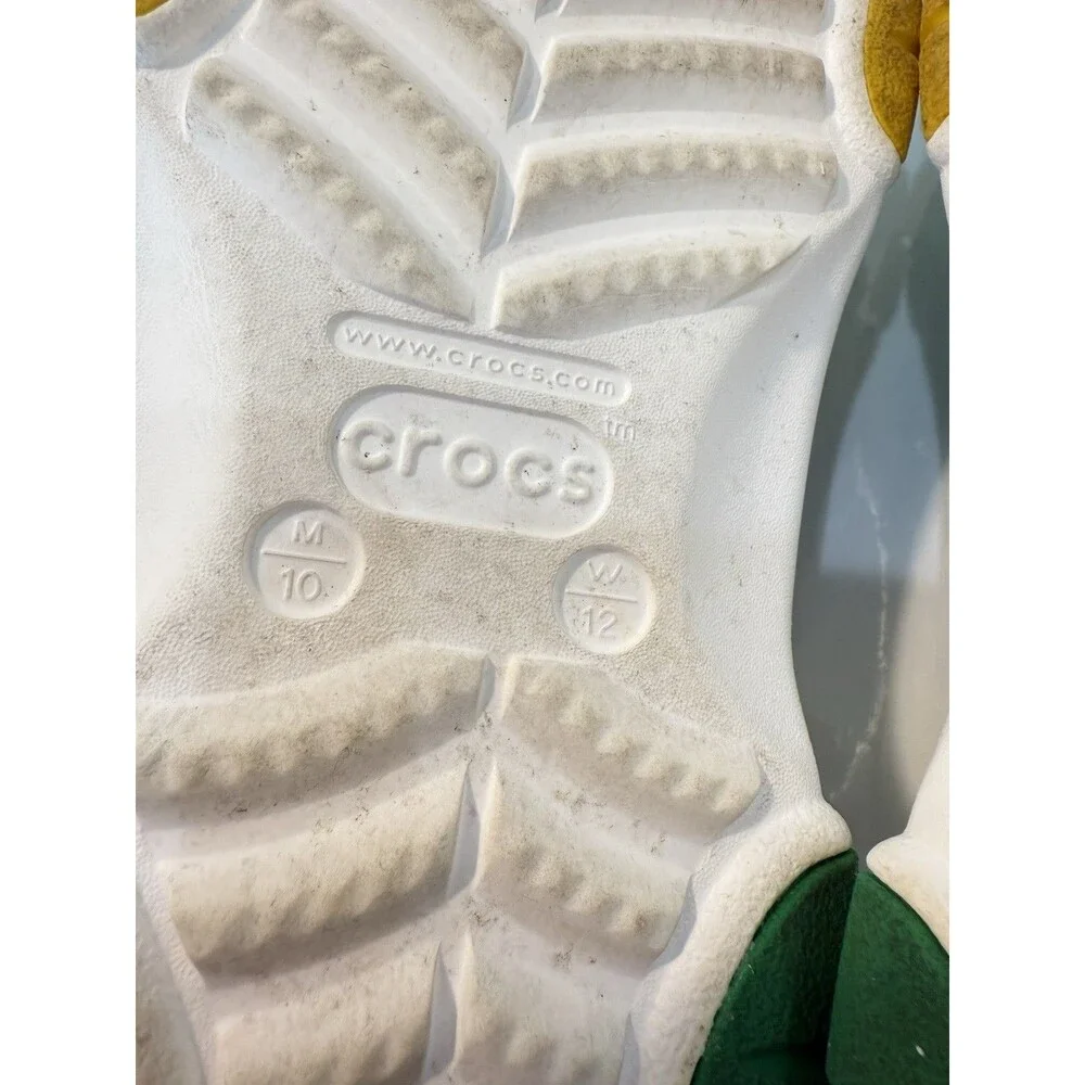 Crocs Sprite Coca-Cola Clog M 10 W 12 Green Lemon Comfort All Terrain Sandals