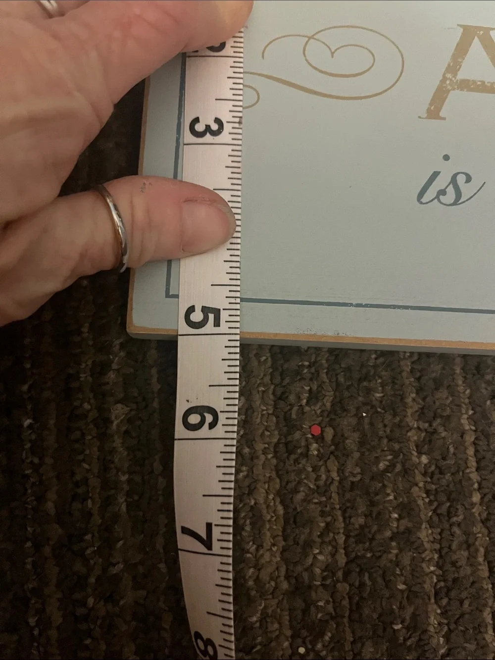 Hallmark wall sign