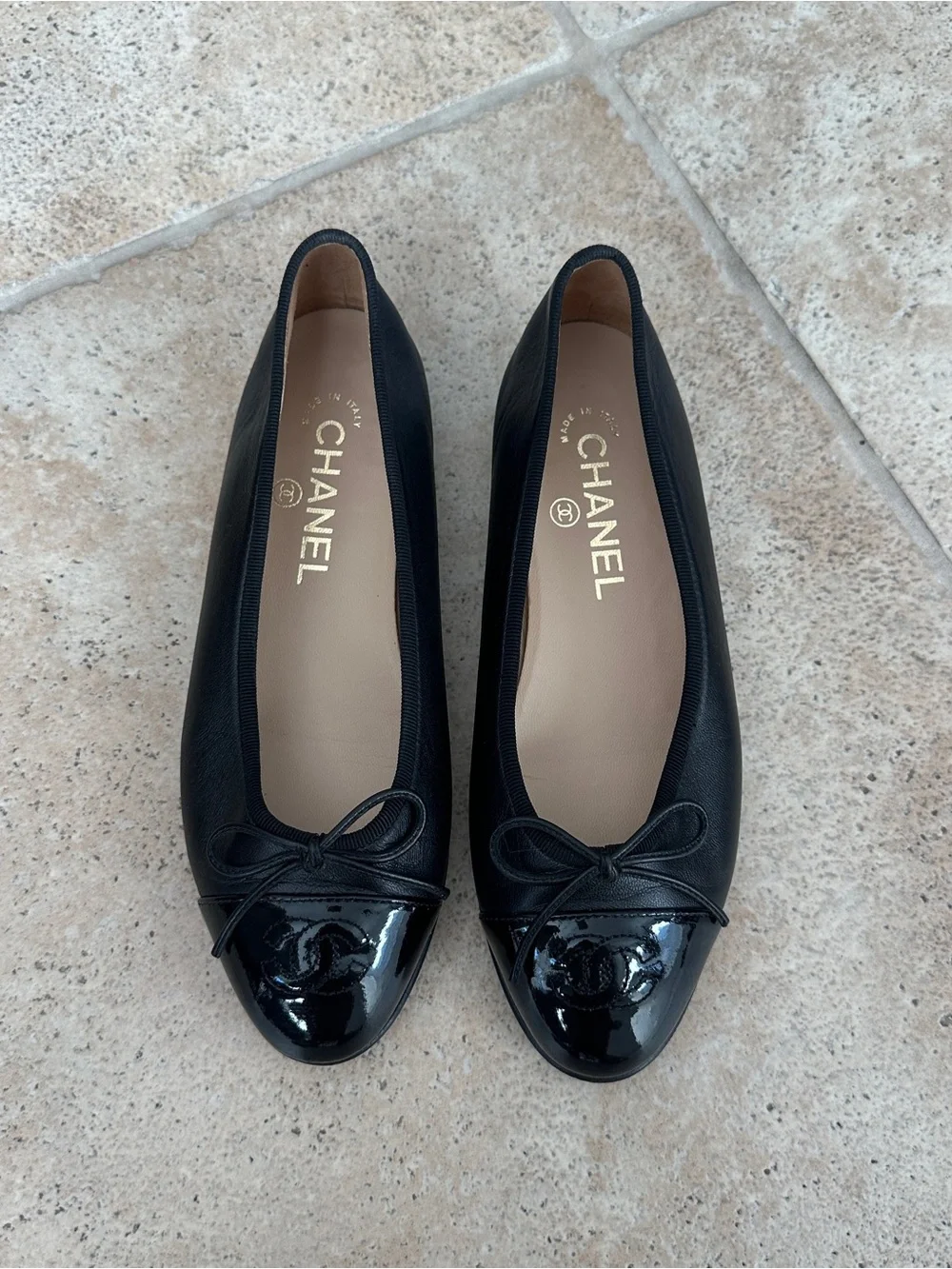 Chanel Ballet Flats, Black