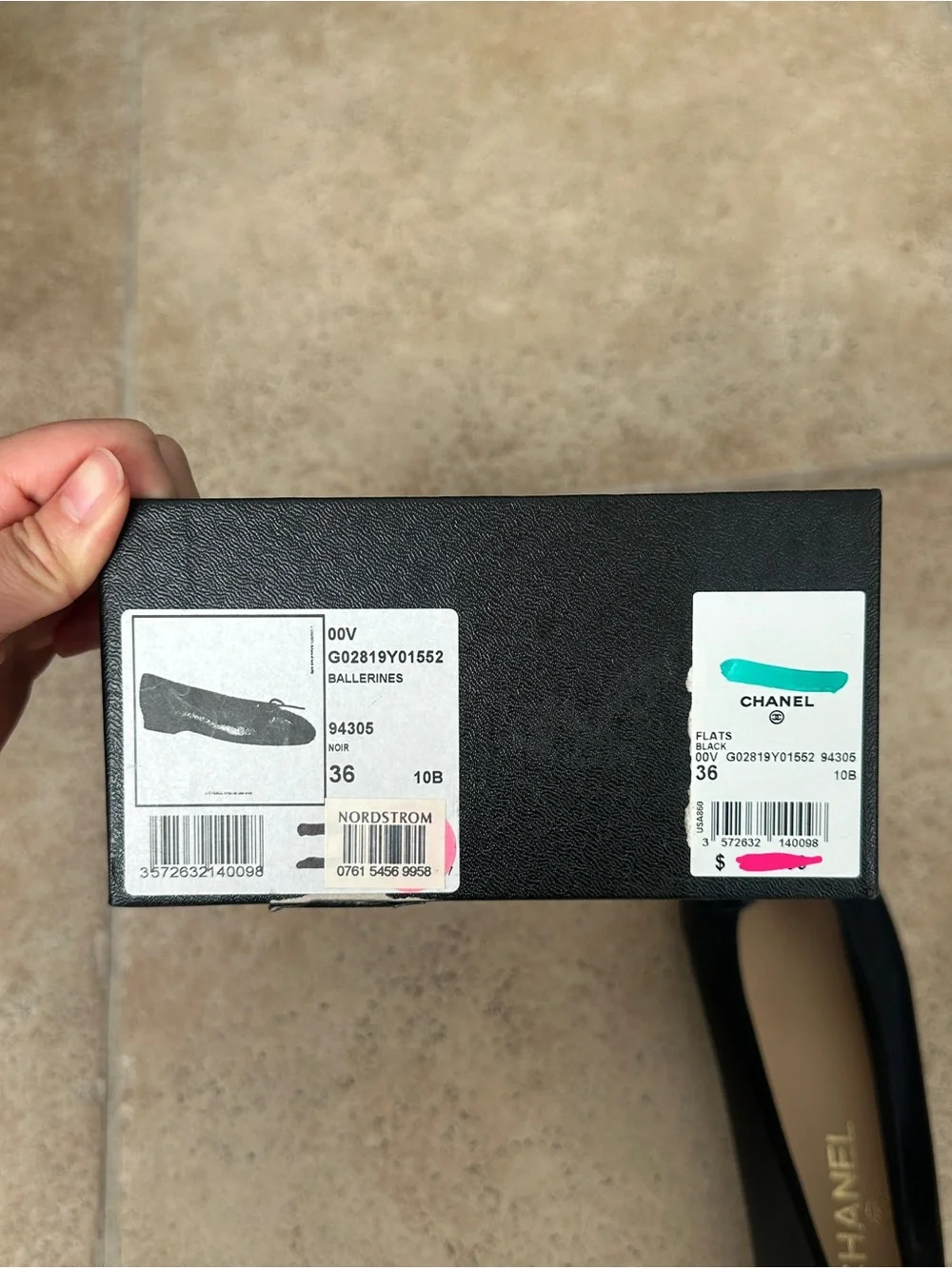 Chanel Ballet Flats, Black