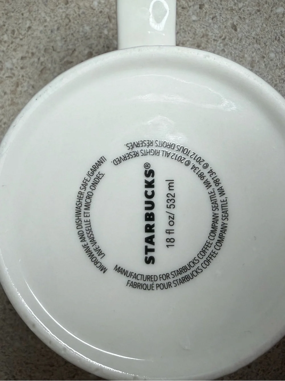 Starbucks Coffee Tea 18oz Mug Cup New York The Big Apple 18oz 2012 Architecture