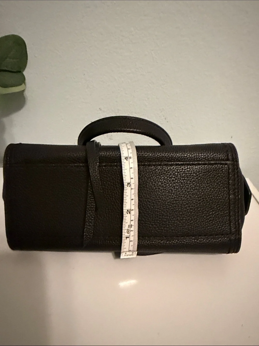 Marc Jacobs Black Pebbled Leather Mini Satchel with Gold Hardware