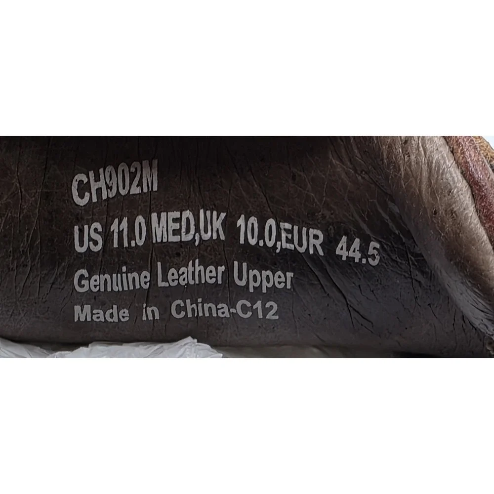 Aetrex CH902M Mens 11 Brown Leather Orthotic Dress Shoes Arch Support‎ Comfort