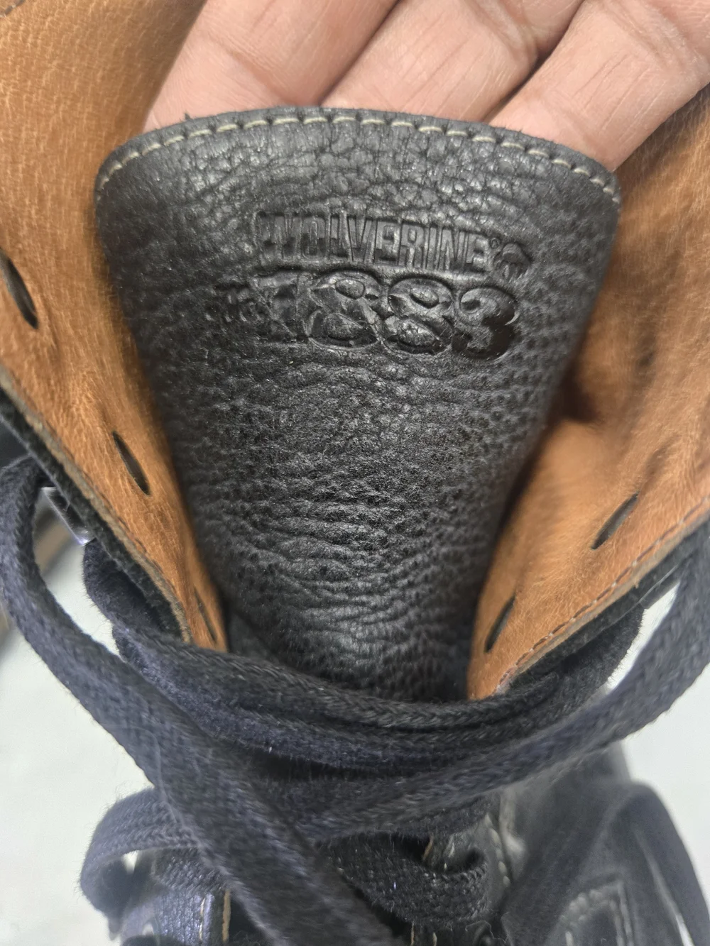 Wolverine durable leather