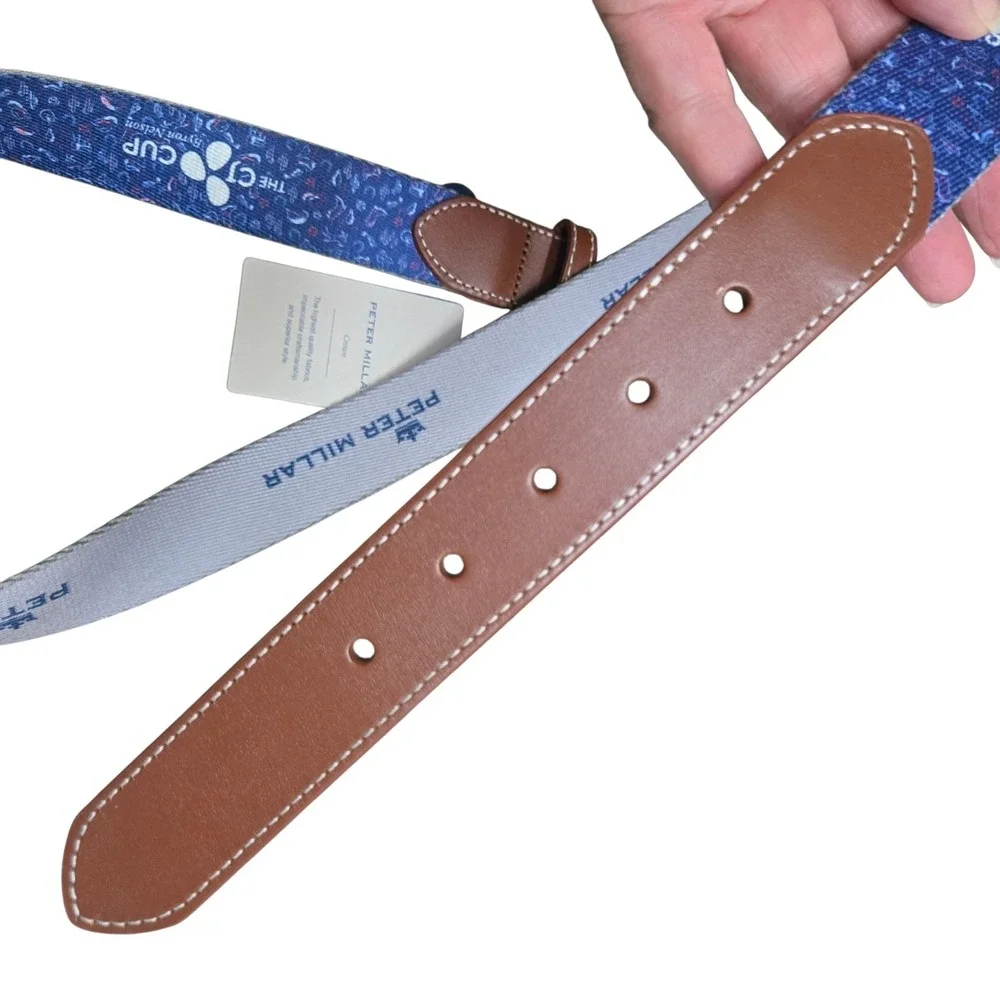 RARE Peter Millar Crown Belt Byron Nelson The‎ CJ Cup Golf Men's Size 42 USA NWT