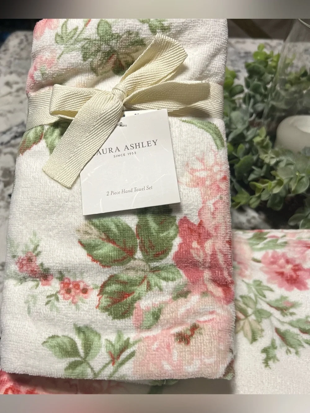 Laura Ashley or pink