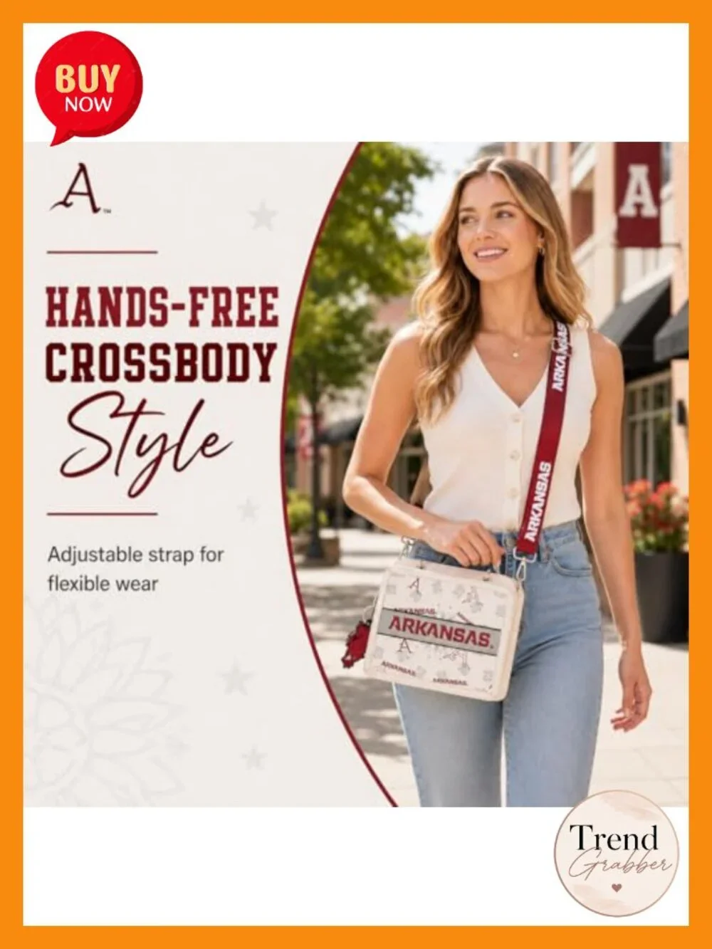 Montana West Vegan Leather Satchel Crossbody Purse - Officially Licensed NCAA