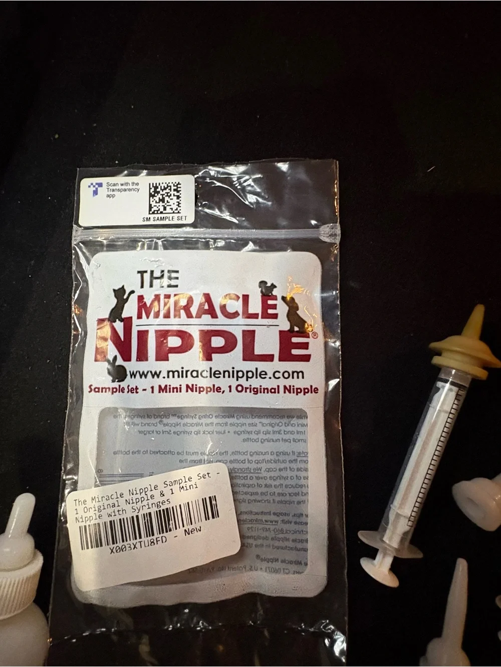 Miracle nipple sample set