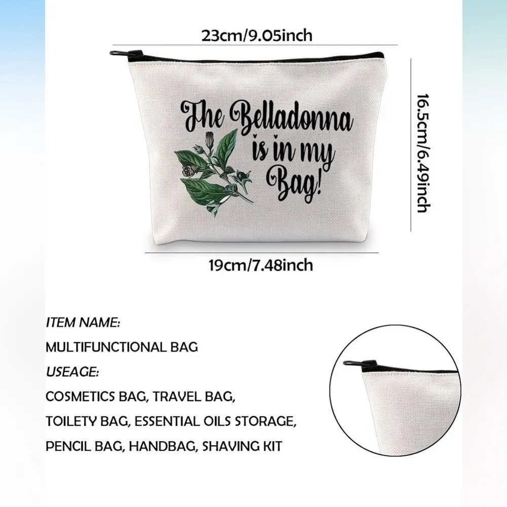 The Belladonna Is In My Bag Movie Inspired Writing Is On Both Sides NEW