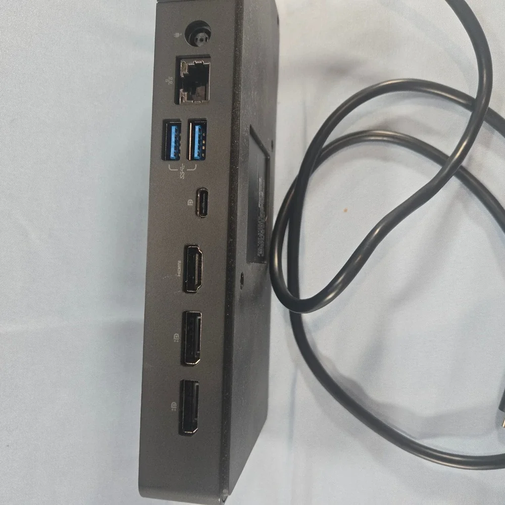 Dell WD19S USB-C Docking Station K20A K20A001 with 180W Power Adapter Black