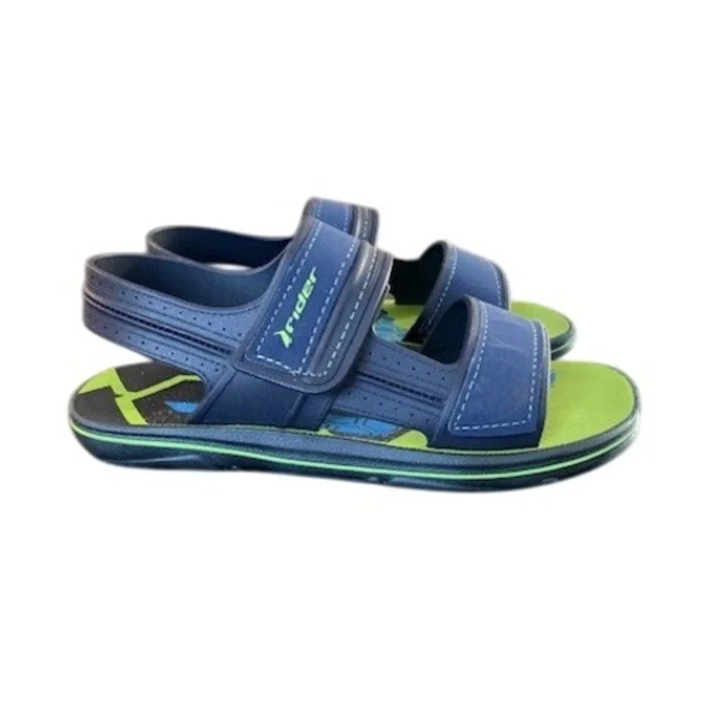 Rider Kids Blue Sport Sandals Velcro Strap‎ Outdoor Water Shoes Boys Size 2/3