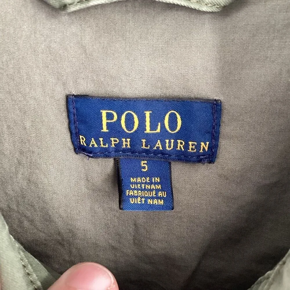 Girls Ralph Lauren Utility‎ Jacket - Olive - 5