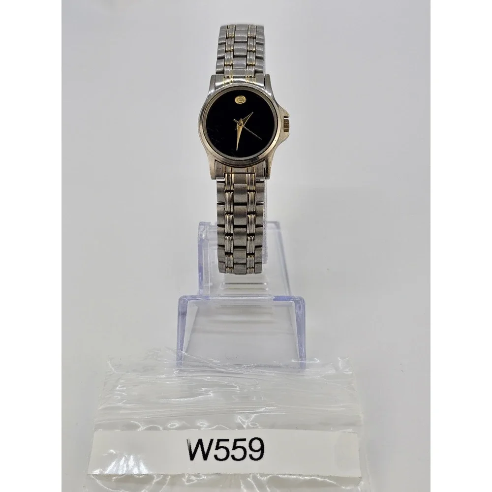 Cherokee‎ Women's Watch 25MM Black Dial Gold Gray Bracelet Band 7