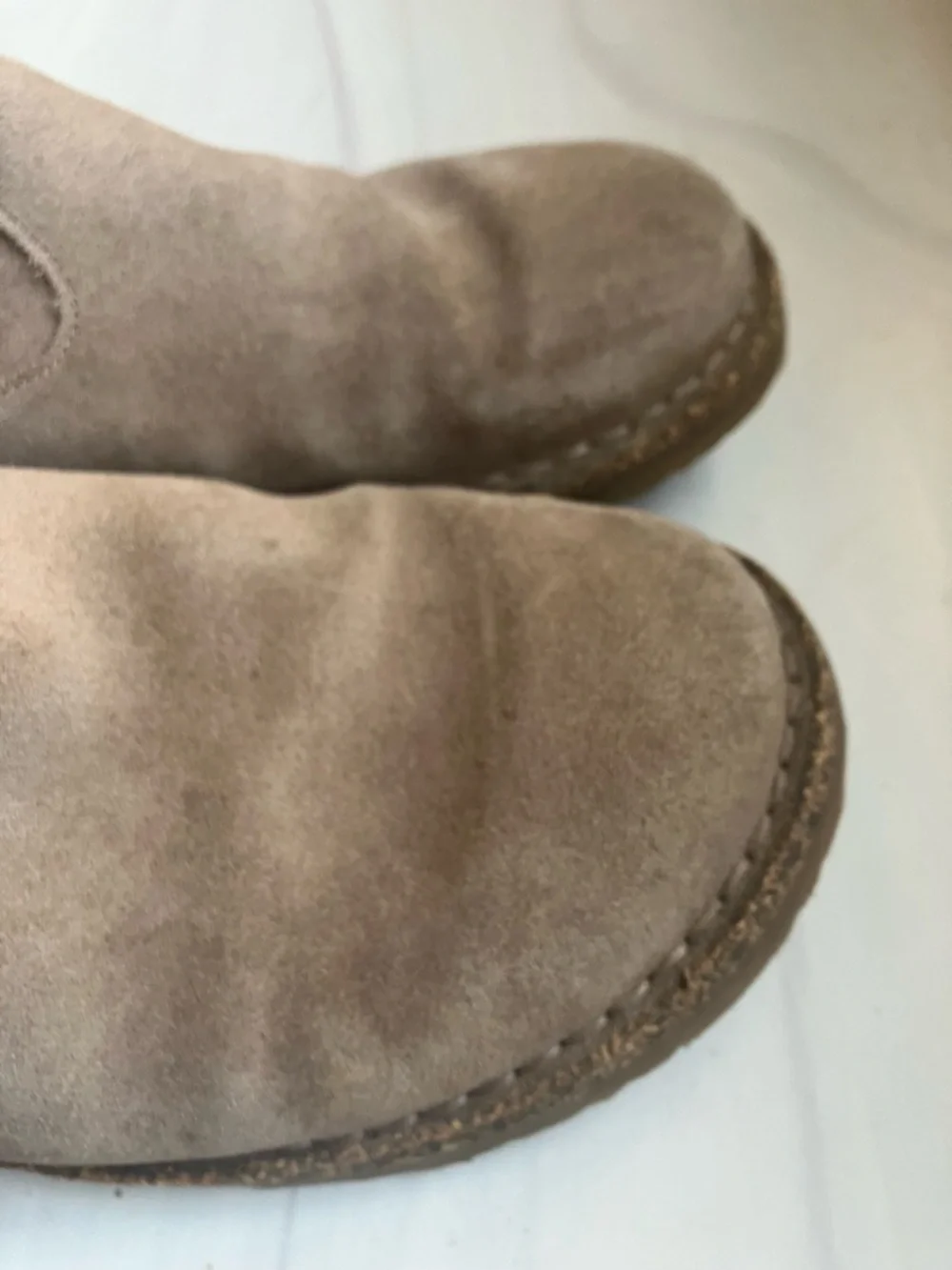 Birkenstock suede upper