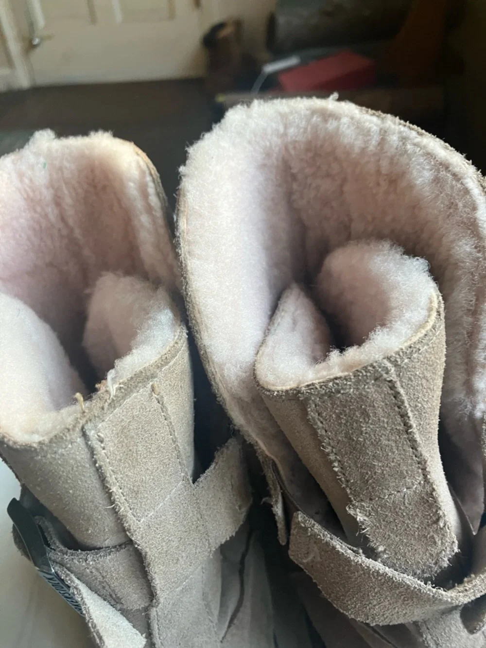 Birkenstock suede upper