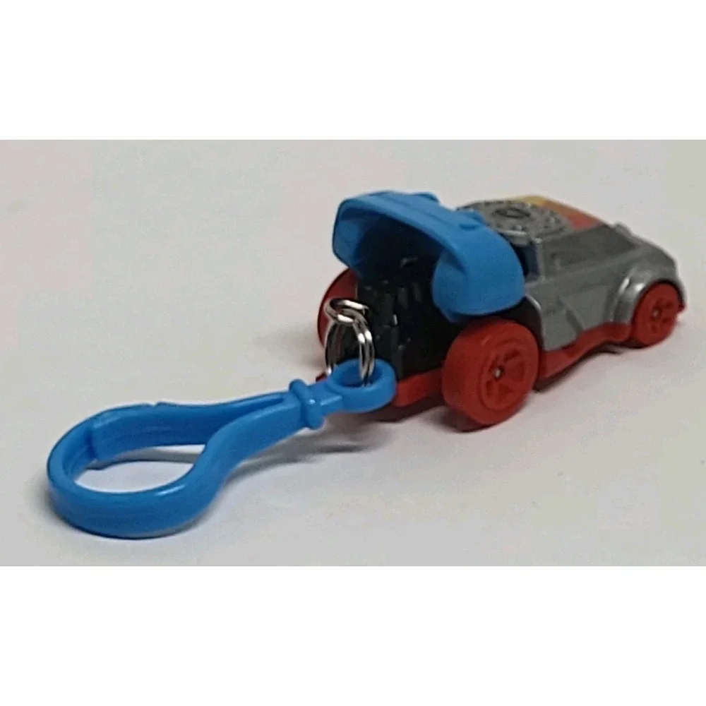 Hot Wheels Quick Chat Silver Diecast 1:64 Custom Keychain