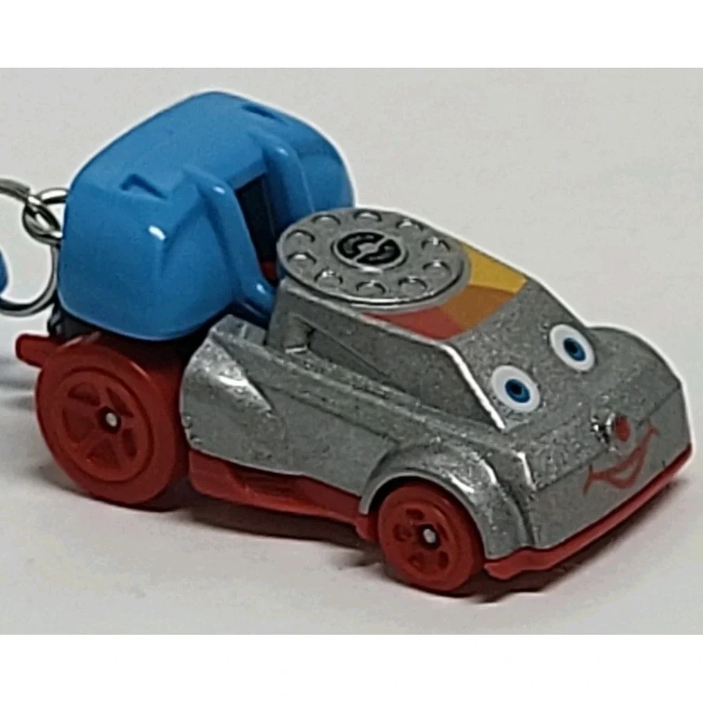 Hot Wheels Quick Chat Silver Diecast 1:64 Custom Keychain