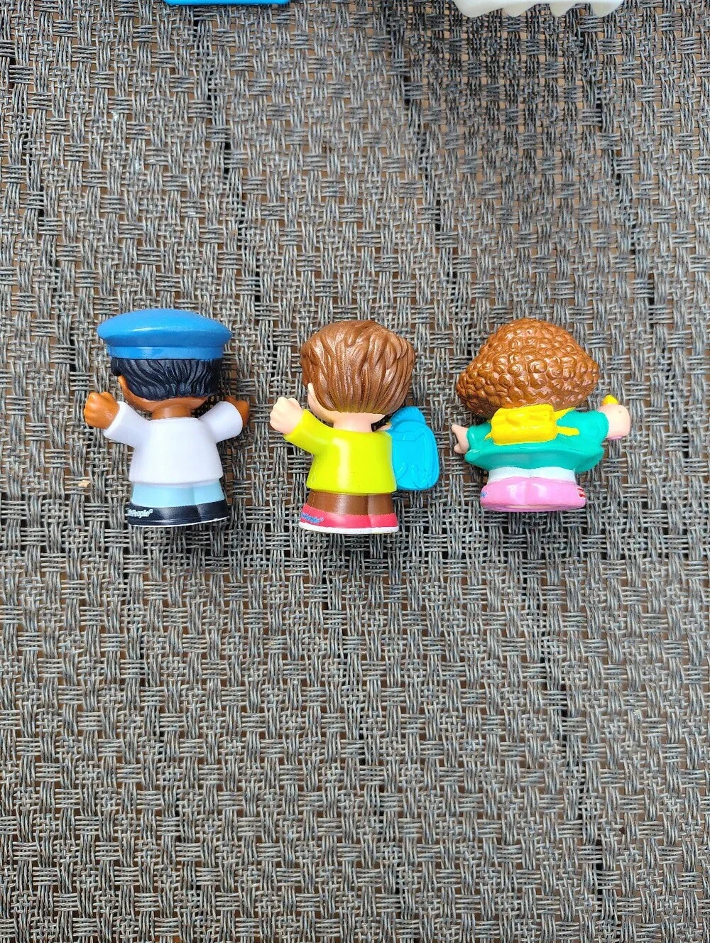 Fisher Price Little People Blue Jet Plane Musical Sounds Talking with 3 People