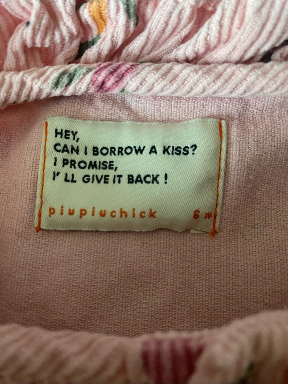 Piupiuchick   Romper Sz 6M