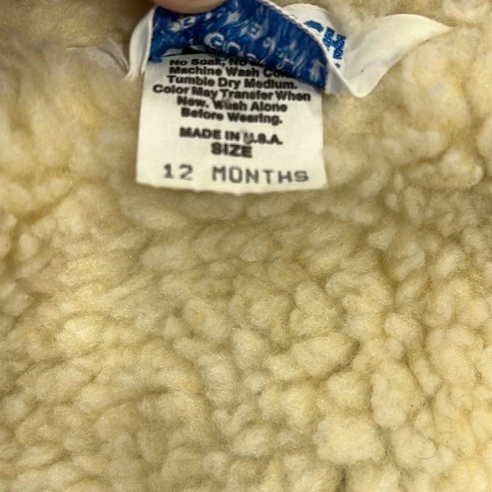 Oshkosh vintage Sherpa lined colorblock corduroy jacket
