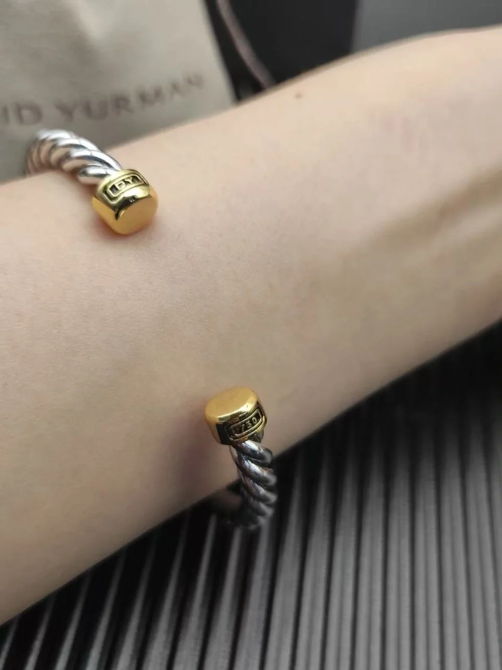David  Yurman. twisted silver