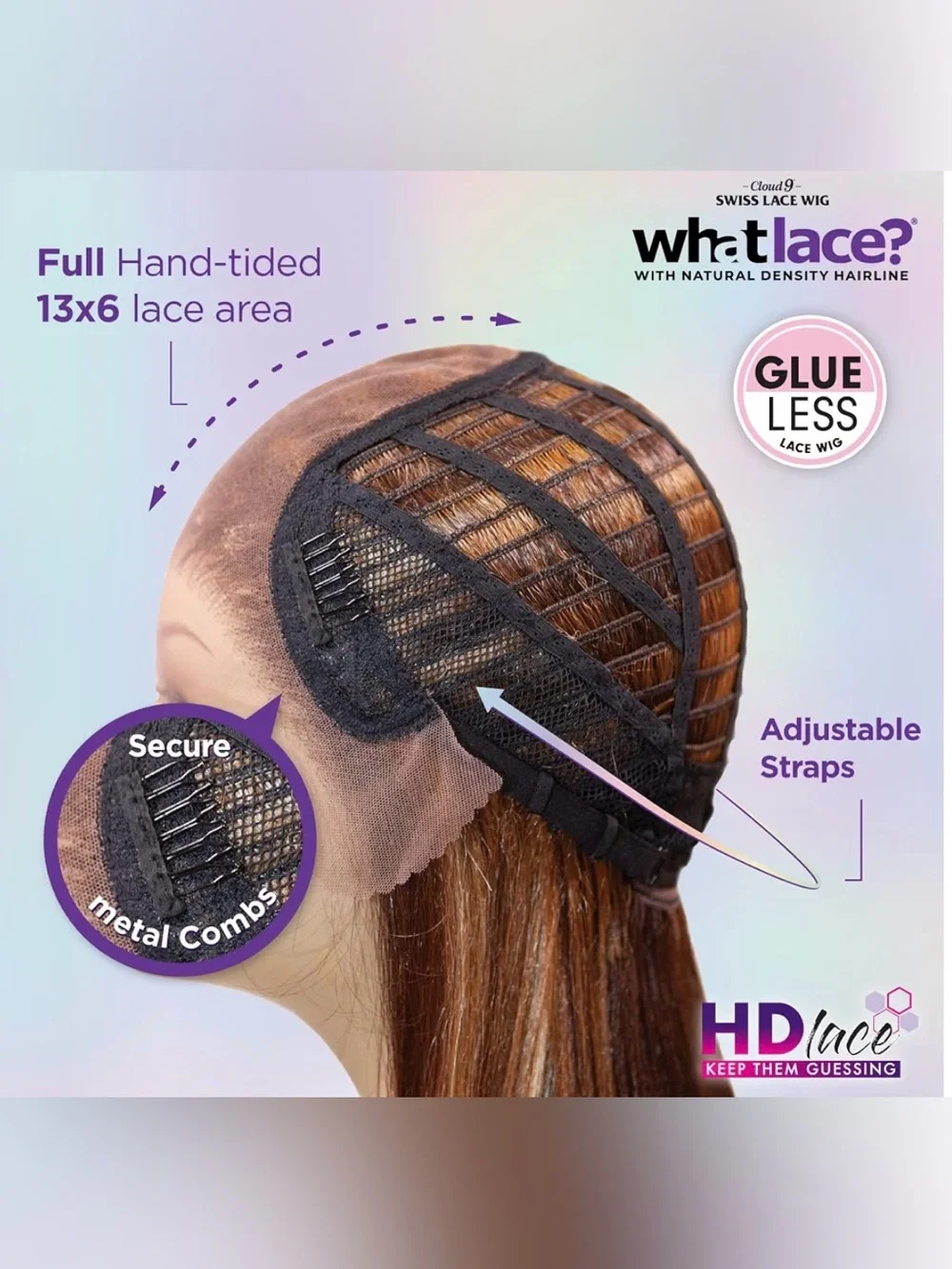 Luxury wig comfortable easy