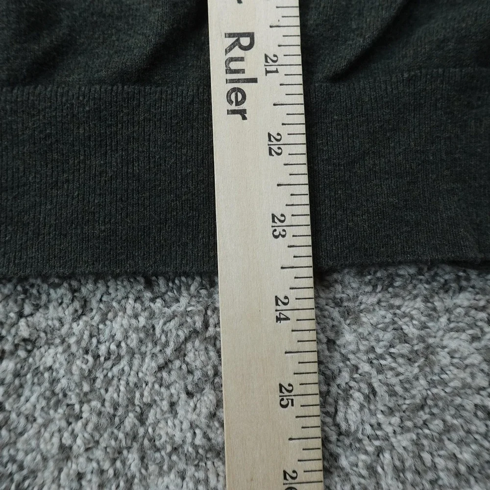 Banana Republic‎ Sweater Mens M Green Cotton Cashmere 1/4 Zip Mock Neck Pullover