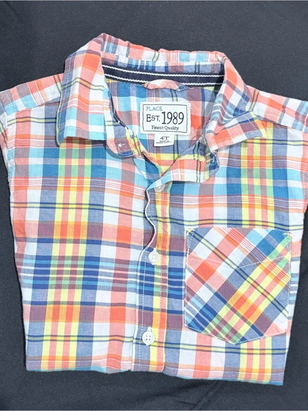 The Childrens Place colorful plaid