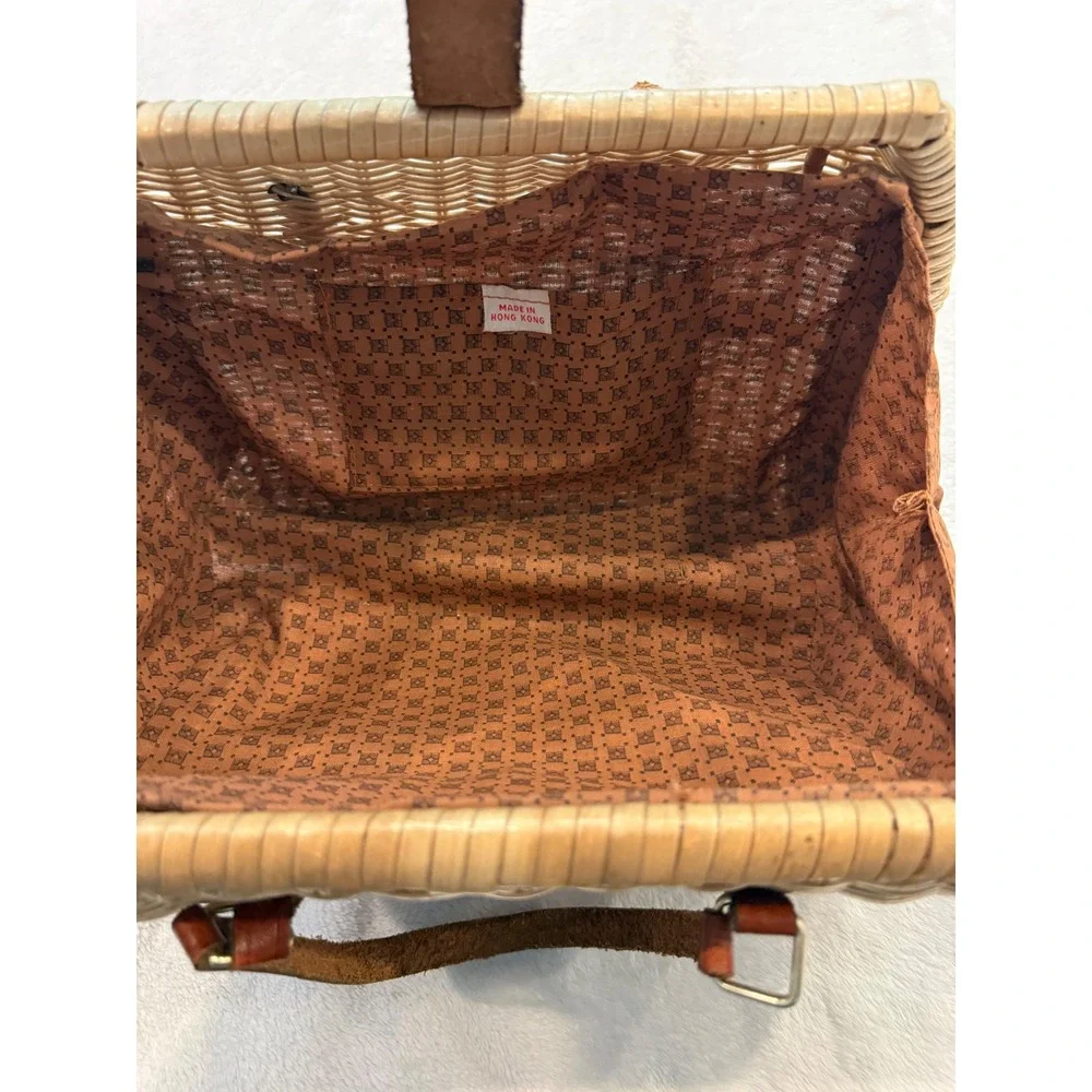 Vintage wicker basket