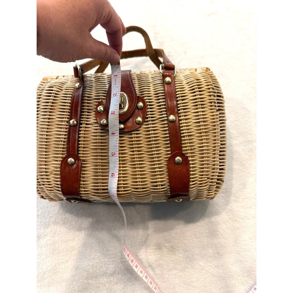 Vintage wicker basket