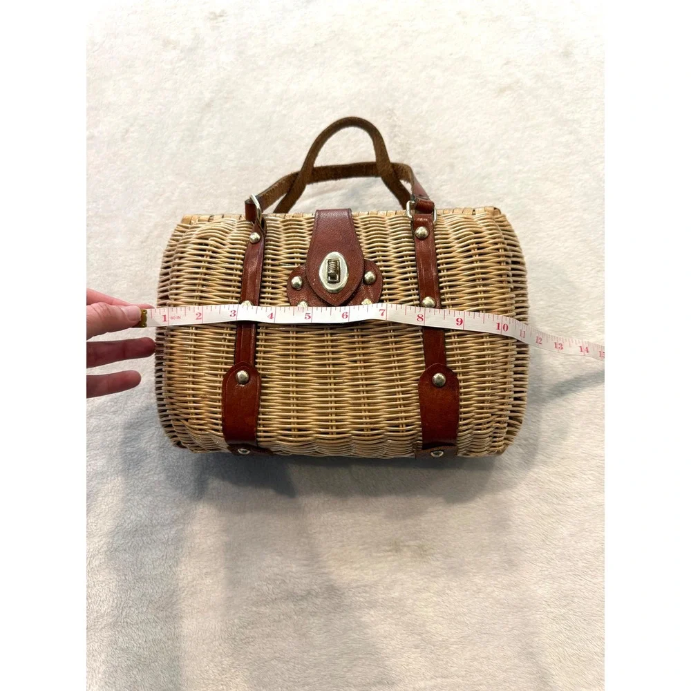 Vintage wicker basket