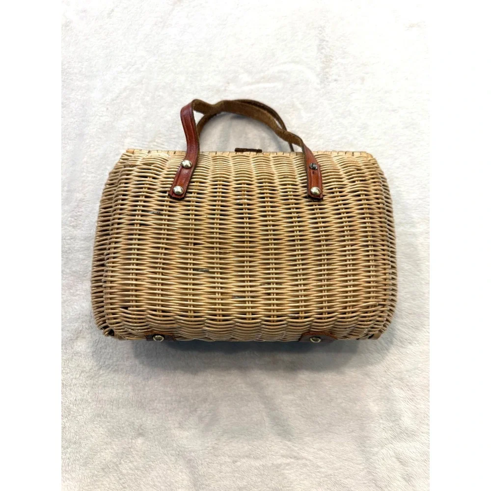 Vintage wicker basket
