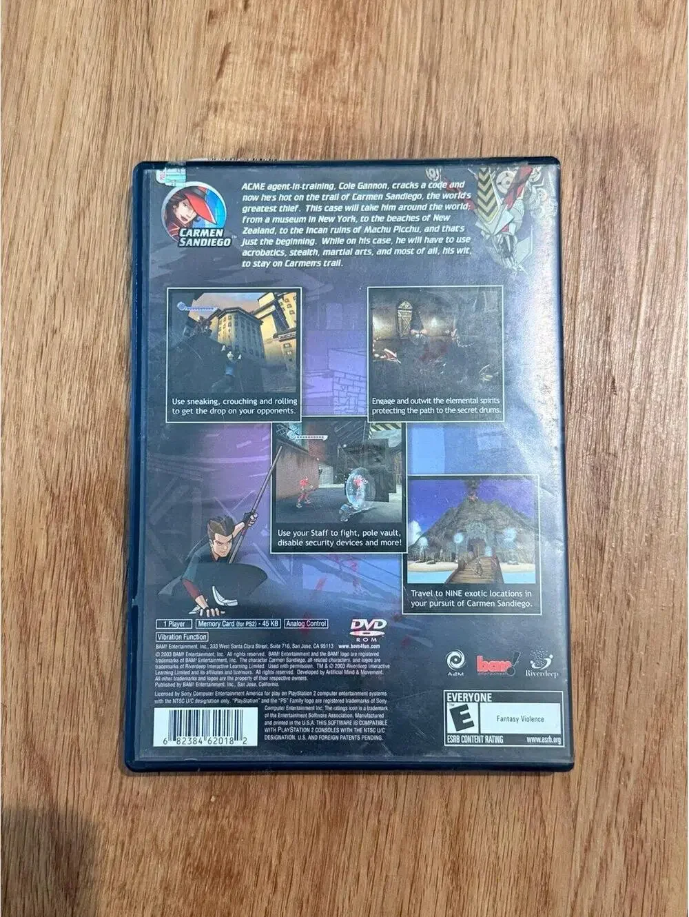 Carmen Sandiego The Secret Of The Stolen Drums for PlayStation 2