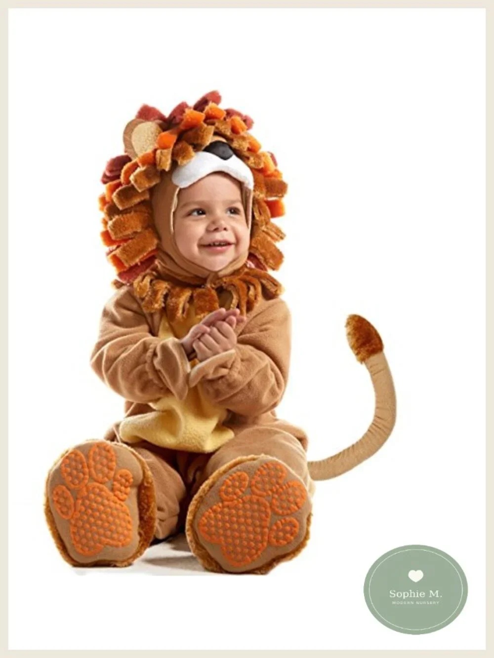 Toddler Lion Costume with Toy Zebra - Halloween Dress Up