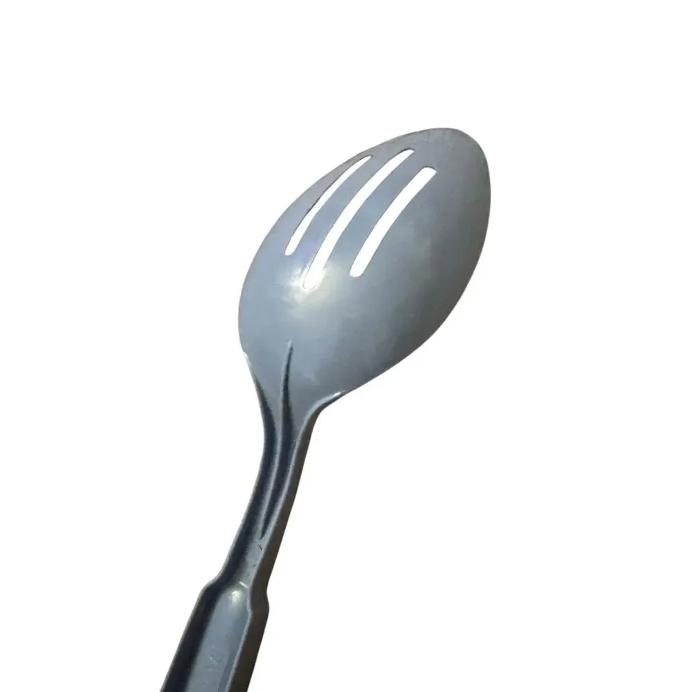 Vintage Ekco‎ Nylon Plastic Slotted Serving Spoon Server USA Light Blue