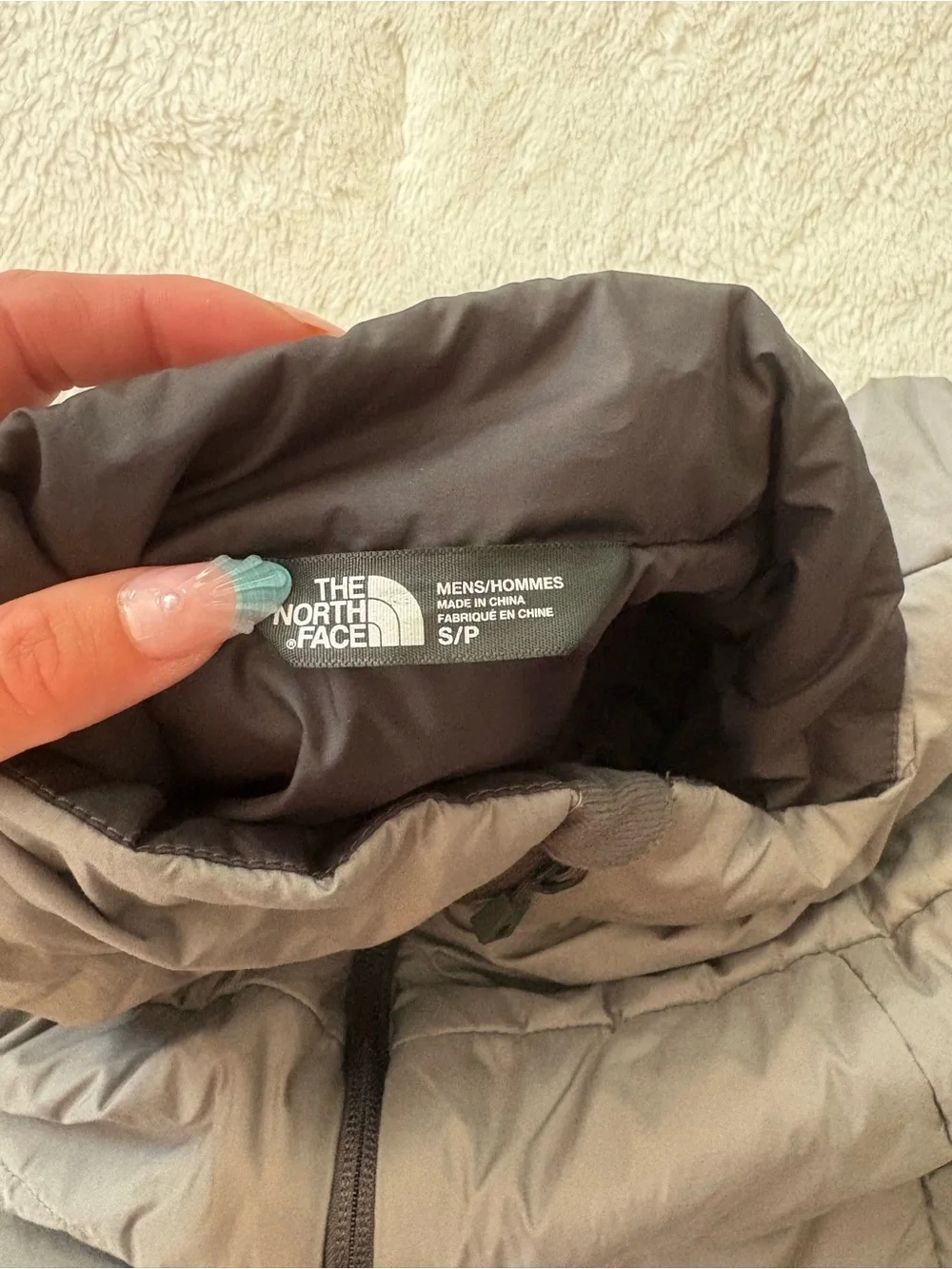 The North Face worn but