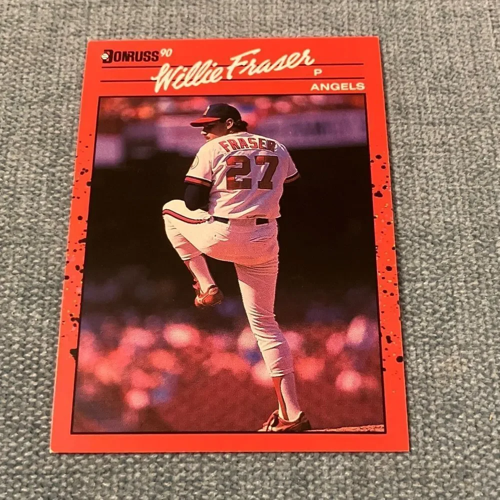 1990 Donruss Anaheim Angels Baseball Card Trading Card
