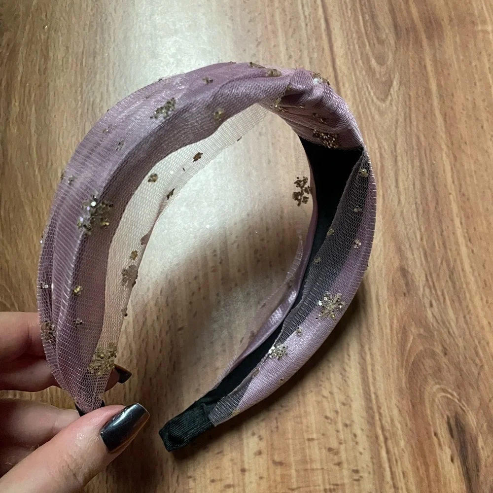 N/A purple glitter