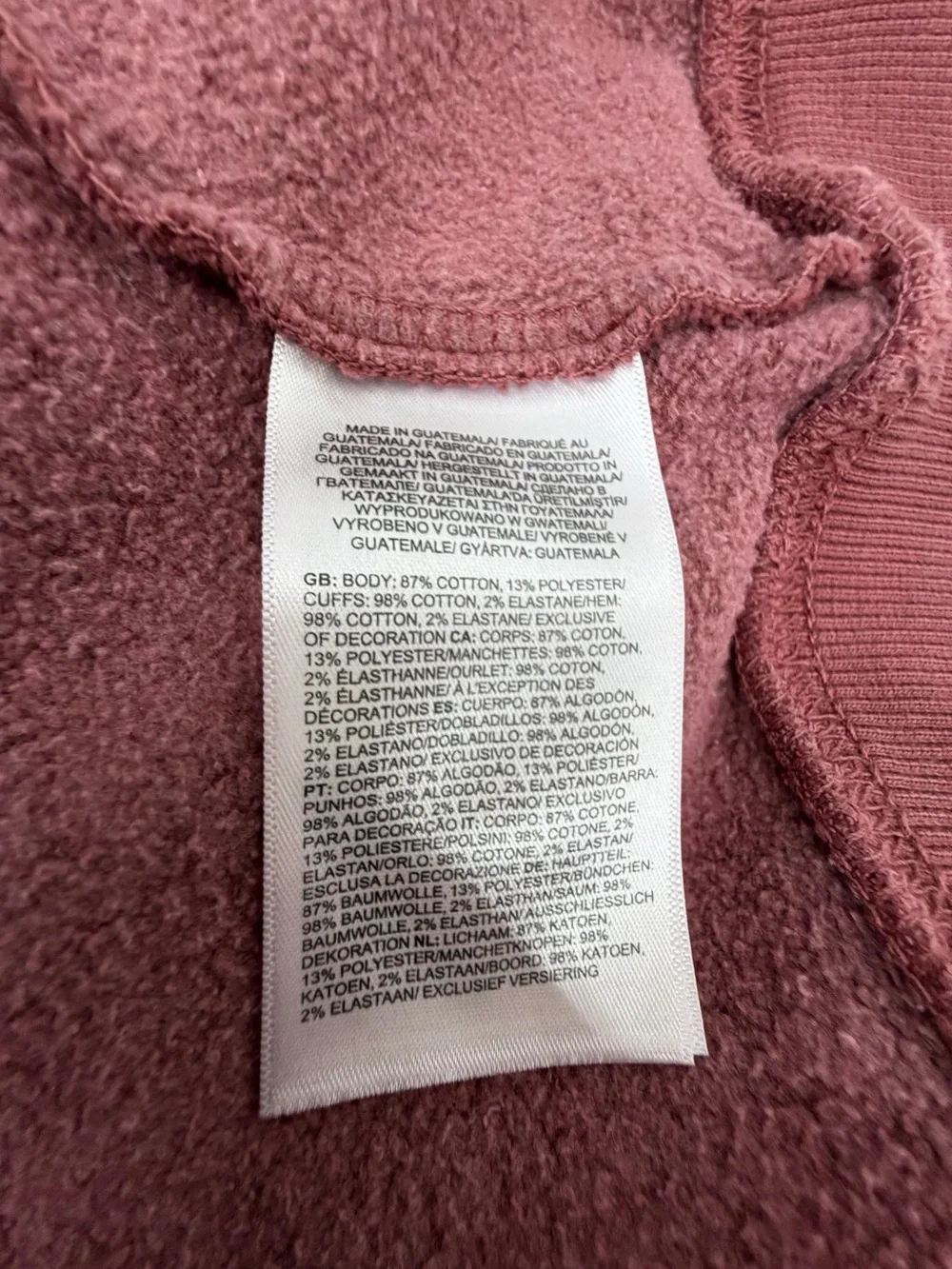 The North Face Men’s Small Burgundy Hoodie Sweatshirt