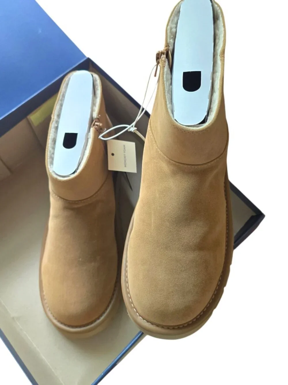 Universal Thread Suede Memory Foam Boots