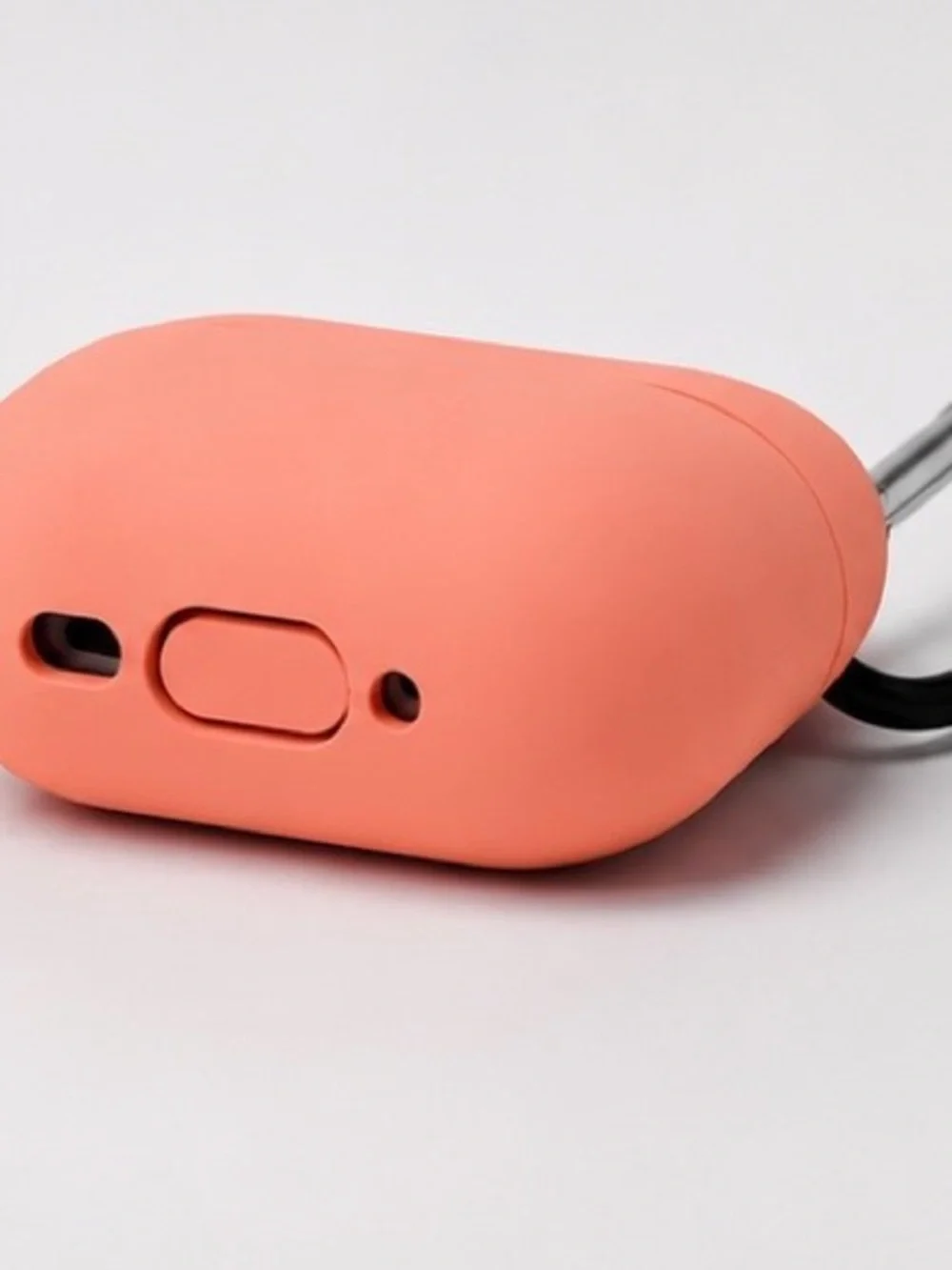 Light Pink- Silicone AirPods Pro Case with Carabiner