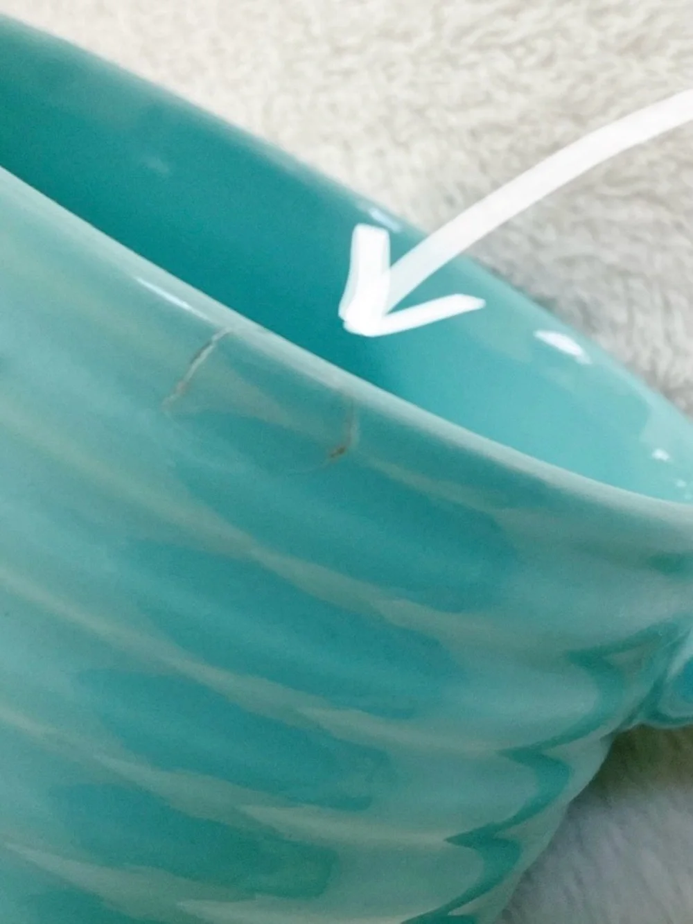 Pier 1 Aqua Turquoise Ribbed Coffee Mugs Set 2 Coastal Cottage