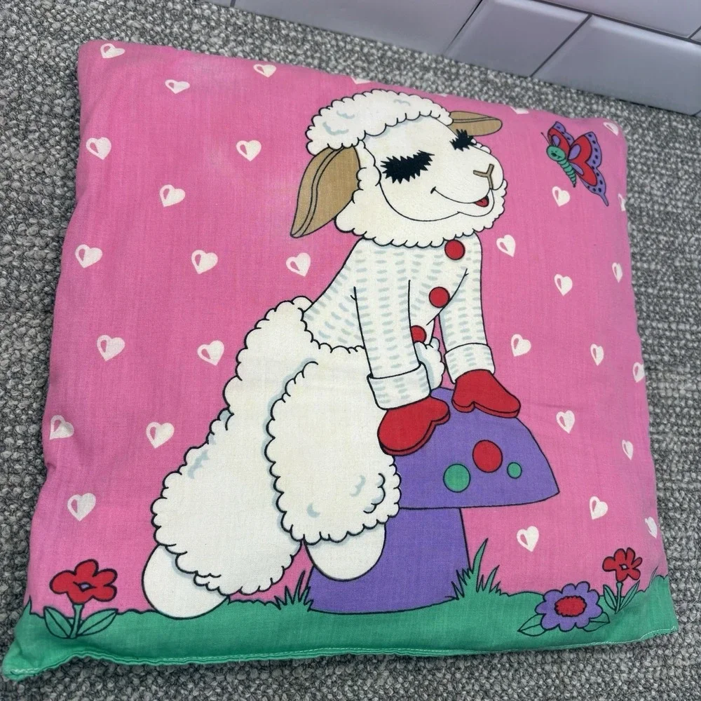Lambchop vintage pillow