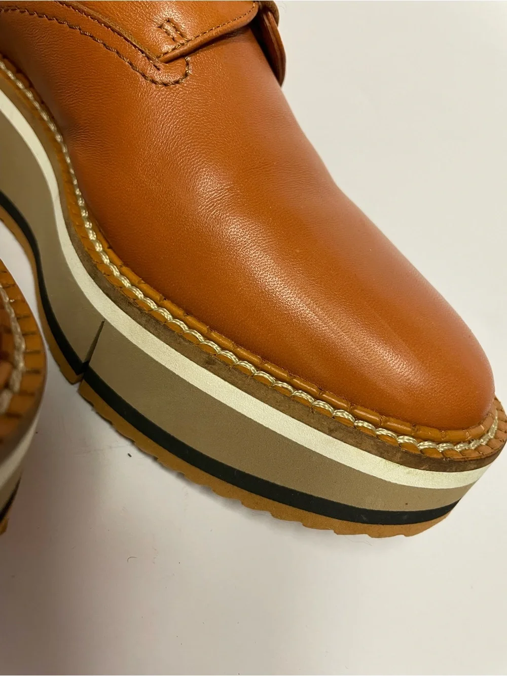 Robert clergerie brook derbies Women’s Platform Oxford Shoes brown 40