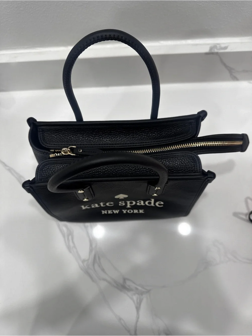 kate spade structured leather