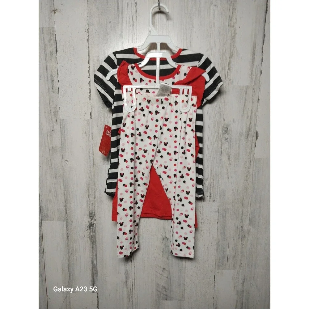 Disney Minnie Mouse 3 Piece Set Size 6X NWT