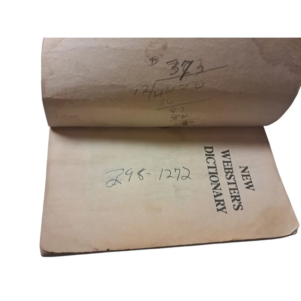 New Websters Dictionary Vest Pocket Edition 1976