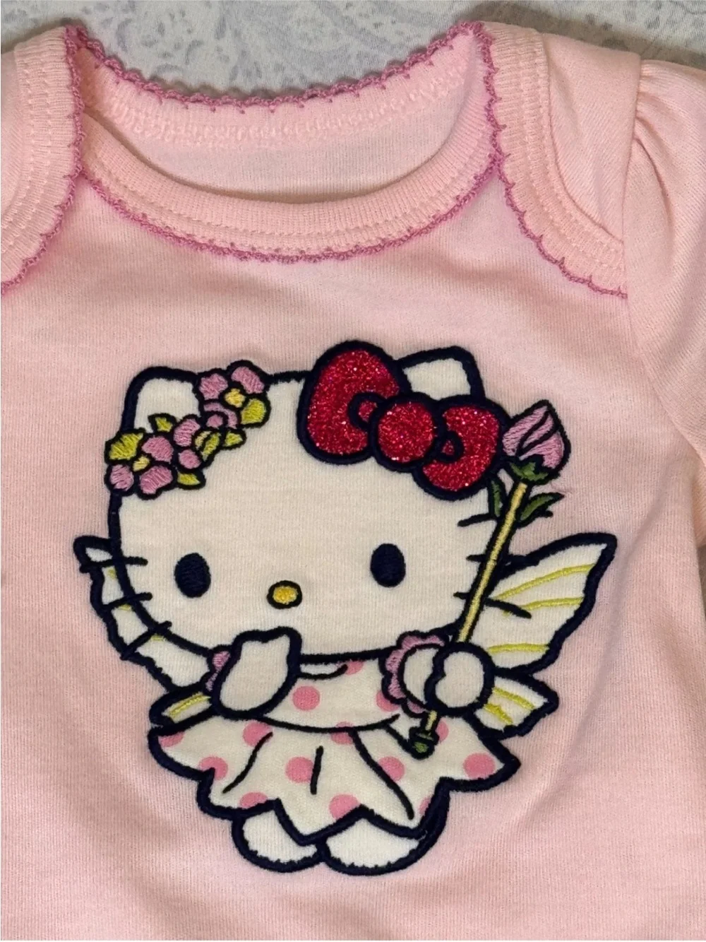 Hello Kitty Rose Fairy Infant 3 piece pant set