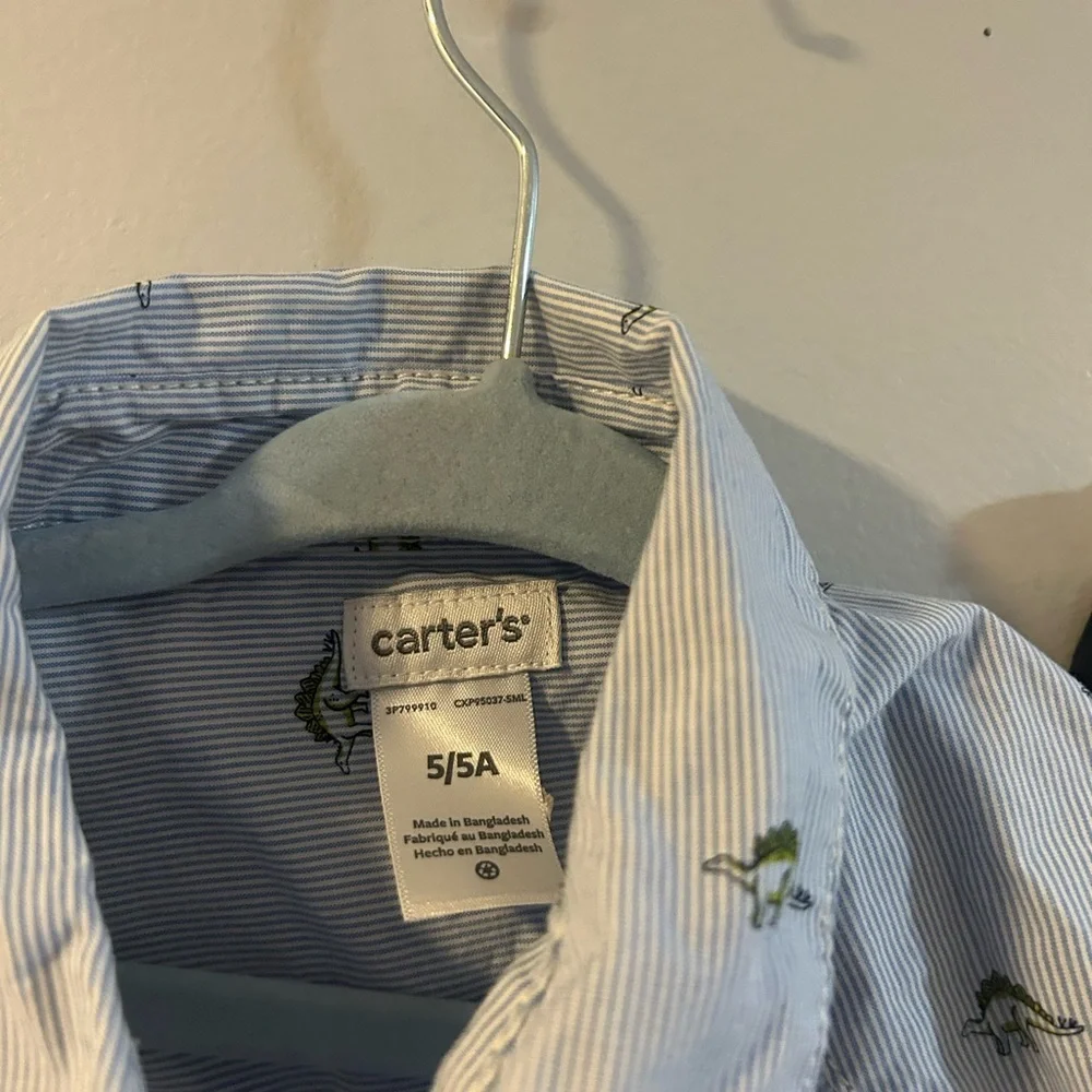 Size 5 3 piece bundle boy dress up (Kenneth Cole, cat and jack, carters)